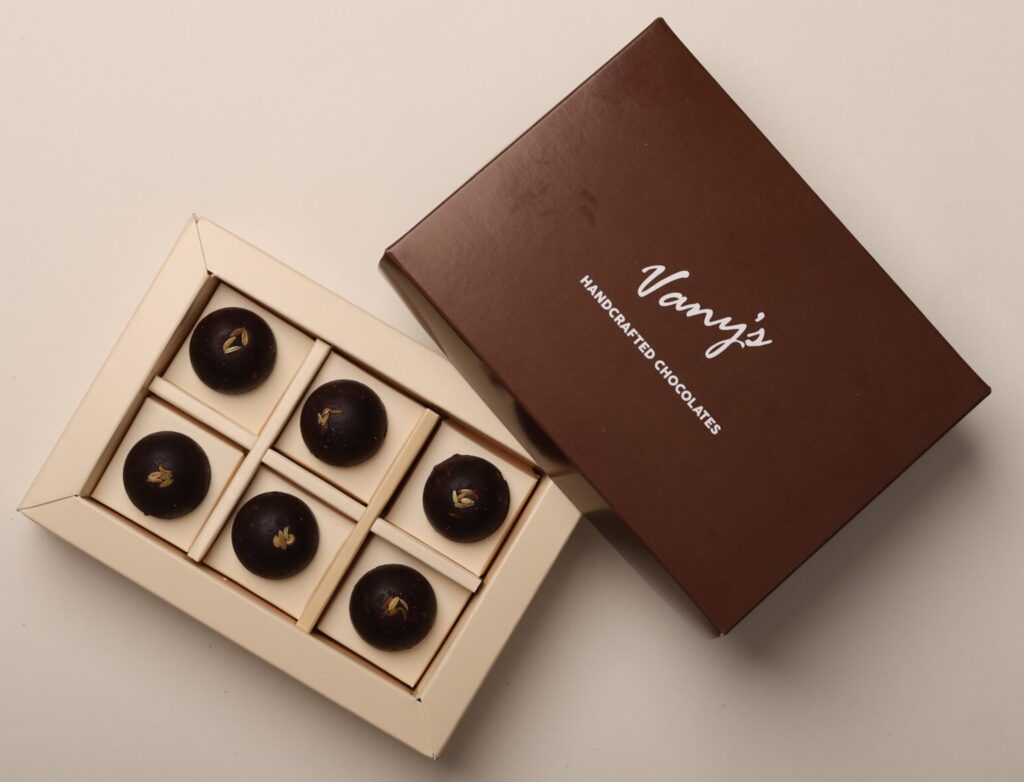 Fennel Dark Chocolate truffle - Box of 6